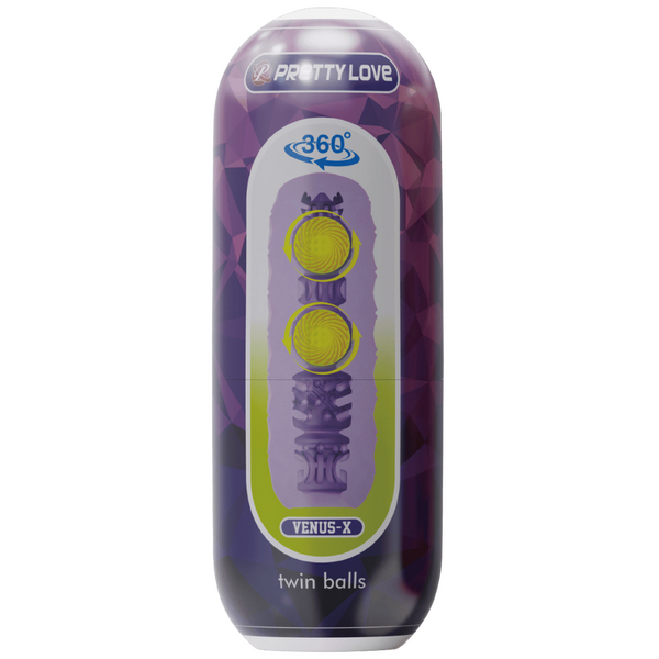 Venus-X Twin Balls – Male Masturbator With Dual Inner Balls > Sex Toys For Men > Masturbators Cup - Tophatter Daily Deals