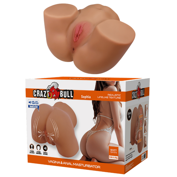 Sophia – Realistic 3D Vagina and Anal Masturbator Crafted from Dense TPE > Sex Toys For Men > Assbators - Tophatter Daily Deals