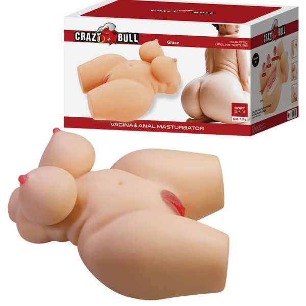 Grace Sort Skin Anatomically Precise Masturbator – Weighted Core Vagina and Anal Stimulator > Sex Toys > Sex Dolls > Premium - Tophatter Daily Deals