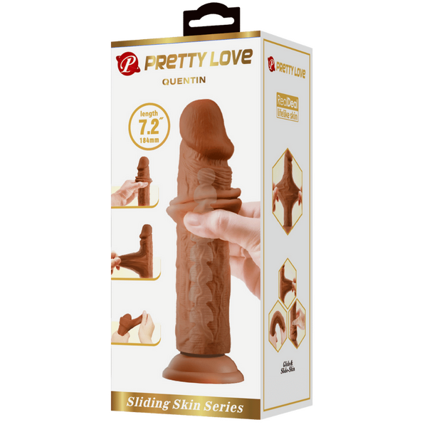 Quentin 7.2 Inch Realistic Dildo – Suction Cup Large TPR Dildo > Dildos > Realistic Dildos - Tophatter Daily Deals