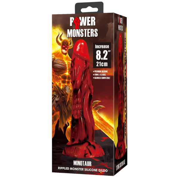 Minotaur 8.2 Inch Silicone Dildo – Premium Body-Safe Flexible Dildo > Dildos > Fantasy - Tophatter Daily Deals