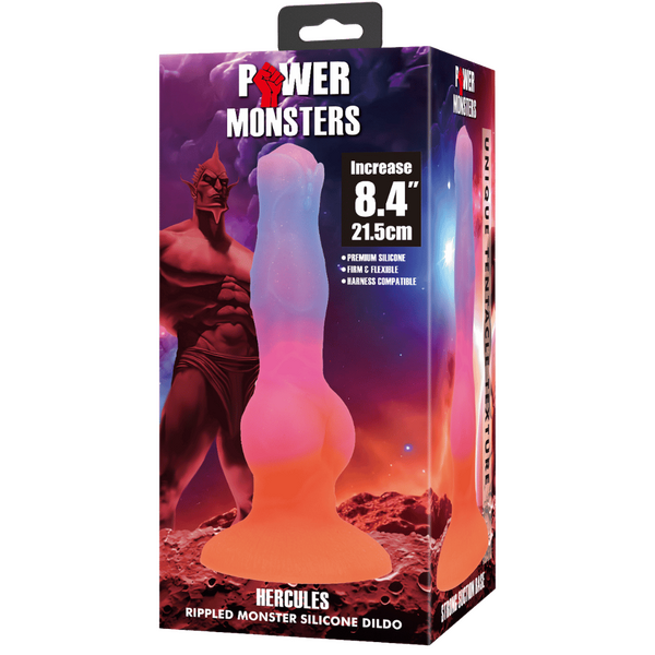 Hercules 8.4 Inch – Sculpted Silicone Vibrator with Suction Base > Dildos > Fantasy - Tophatter Daily Deals