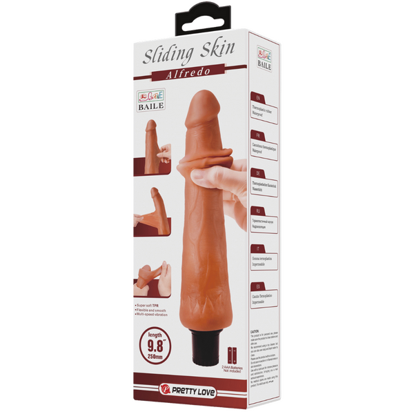 Alfredo Vibrating 9.8 Inch Realistic Dildo – Multi-Speed Vibrator > Dildos > Realistic Dildos - Tophatter Daily Deals