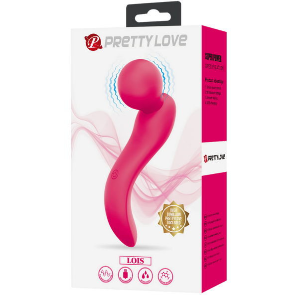Lois Vibrator – Rechargeable Ultra-Powerful Cordless Water-Resistant Ergonomically Curved Wand Massager > Sex Toys > Massage Wands - Tophatter Daily Deals