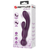Rechargeable All Rounder – Waterproof Silicone Rabbit Vibrator with Ribbed Heads > Vibrators > Ladies > Rabbit - Tophatter Daily Deals