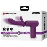 Super Power Thrusting Massage Gun – Powerful Motor Massage Gun with 5 Settings > Vibrators > Unconventional - Tophatter Daily Deals