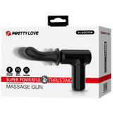 Super Power Thrusting Massage Gun – Powerful Motor Massage Gun with 5 Settings and Replaceable Head > Vibrators > Unconventional - Tophatter Daily Deals