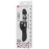 Byron Rabbit Vibrator - Rotating, Massaging, Clitoral Flickering, Fully Waterproof with Synchronous Thrusting Beads > Vibrators > Ladies > Rabbit - Tophatter Daily Deals