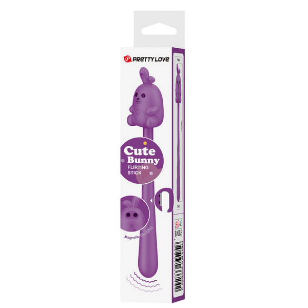 Pretty Love Cute Bunny Flirting Stick – Vibrator with Seven Vibration Modes > Vibrators > Unconventional - Tophatter Daily Deals