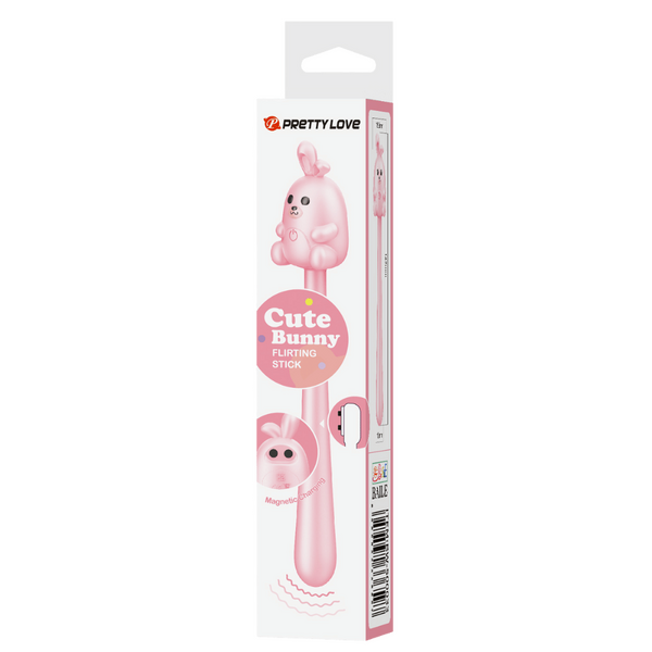 Pretty Love Cute Bunny Flirting Stick – Vibrator with Seven Vibration Modes > Vibrators > Unconventional - Tophatter Daily Deals