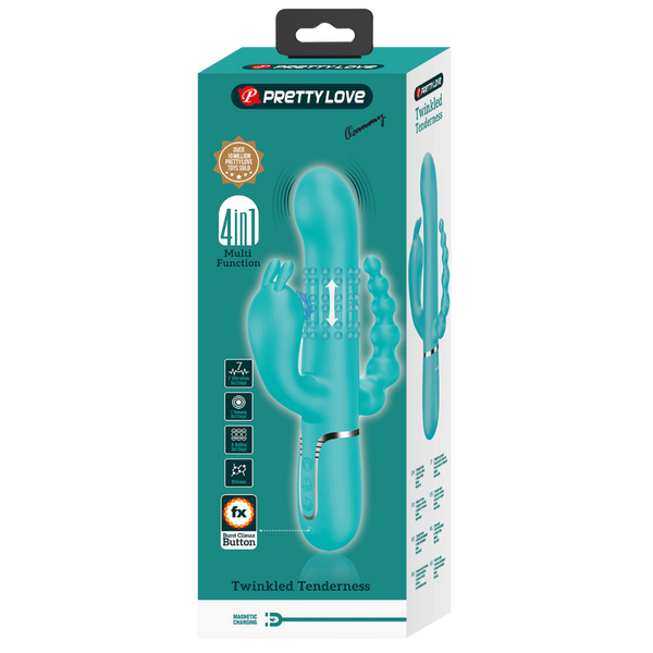 Pretty Love Cammy 4-in-1 – Multi-Function Rabbit Vibrator with Anal Stimulator > Vibrators > Ladies > Rabbit Multi - Tophatter Daily Deals