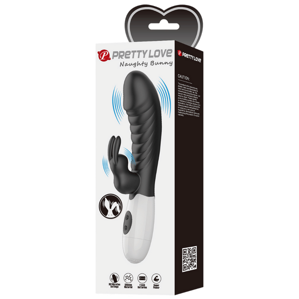 Naughty Bunny – Dual Stimulator Vibrator With G-Spot And Clitoral Vibration > Vibrators > Ladies > Rabbit - Tophatter Daily Deals