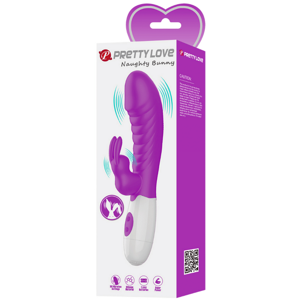 Naughty Bunny – Dual Stimulator Vibrator With G-Spot And Clitoral Vibration > Vibrators > Ladies > Rabbit - Tophatter Daily Deals