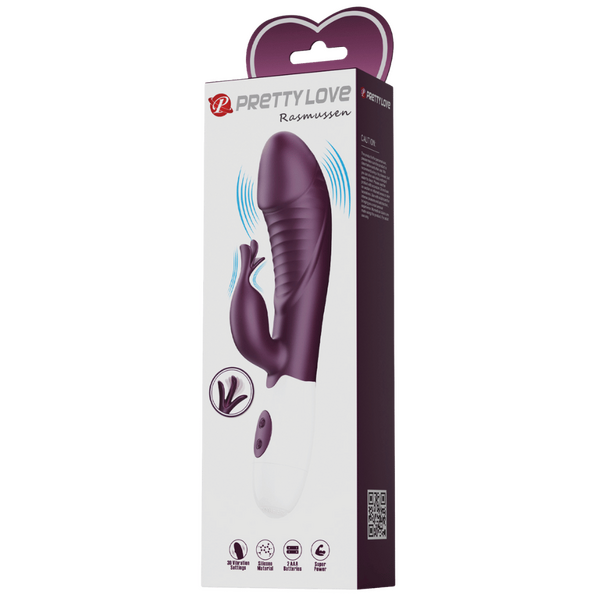 Rasmussen Dual Stimulator – G-Spot and Clitoral Vibrator with 30 Frequencies > Vibrators > Ladies > Rabbit - Tophatter Daily Deals