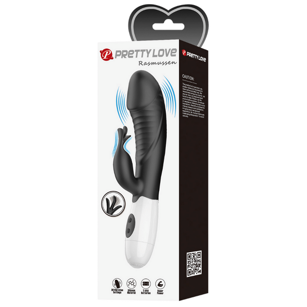 Rasmussen Dual Stimulator – G-Spot and Clitoral Vibrator with 30 Frequencies > Vibrators > Ladies > Rabbit - Tophatter Daily Deals