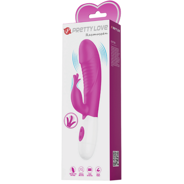 Rasmussen Dual Stimulator – G-Spot and Clitoral Vibrator with 30 Frequencies > Vibrators > Ladies > Rabbit - Tophatter Daily Deals
