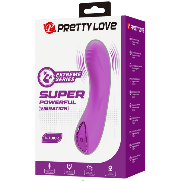 Rechargeable DJ Dick – Slim Silicone Vibrator with 10 Powerful Vibration Modes > Vibrators > Standard Vibrators - Tophatter Daily Deals