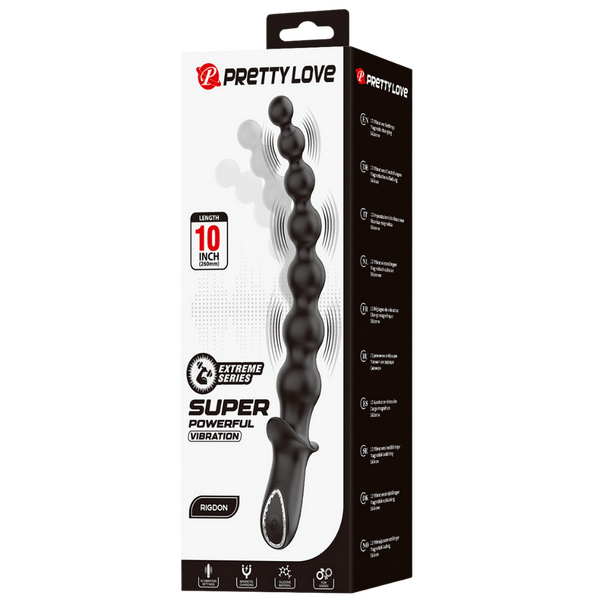 Rigdon – Rechargeable 10-Function Vibrating Bullet Anal Toy with Smooth Silicone Finish > Vibrators > Mini Vibrators - Tophatter Daily Deals