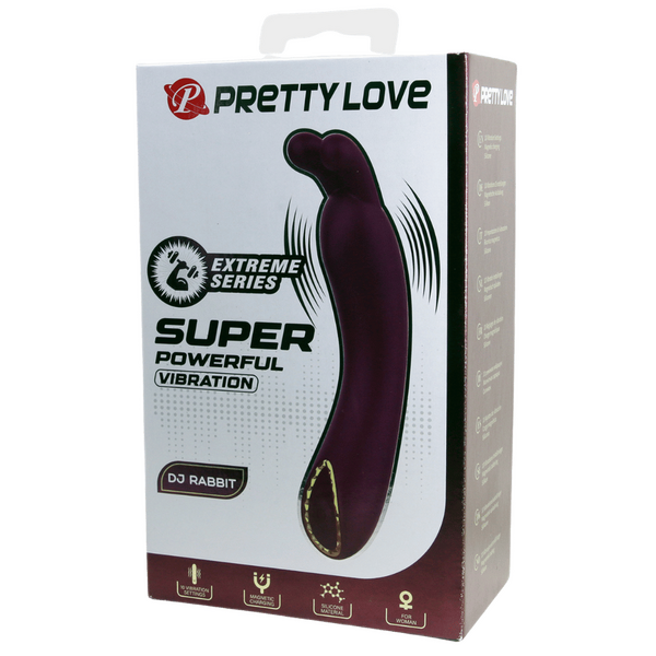 DJ Rabbit – Rechargeable Silicone 10-Function Super Powerful G-Spot Rabbit Vibrator > Vibrators > Ladies > Rabbit - Tophatter Daily Deals