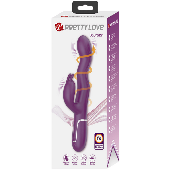 Laursen Rechargeable – Luxury Magnetic Charging G-Spot and Clitoral Vibrator > Vibrators > Ladies > Rabbit - Tophatter Daily Deals