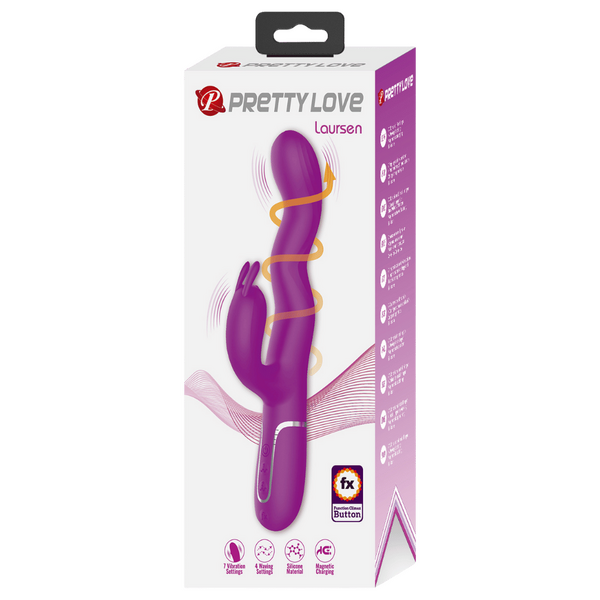 Laursen Rechargeable – Luxury Magnetic Charging G-Spot and Clitoral Vibrator > Vibrators > Ladies > Rabbit - Tophatter Daily Deals