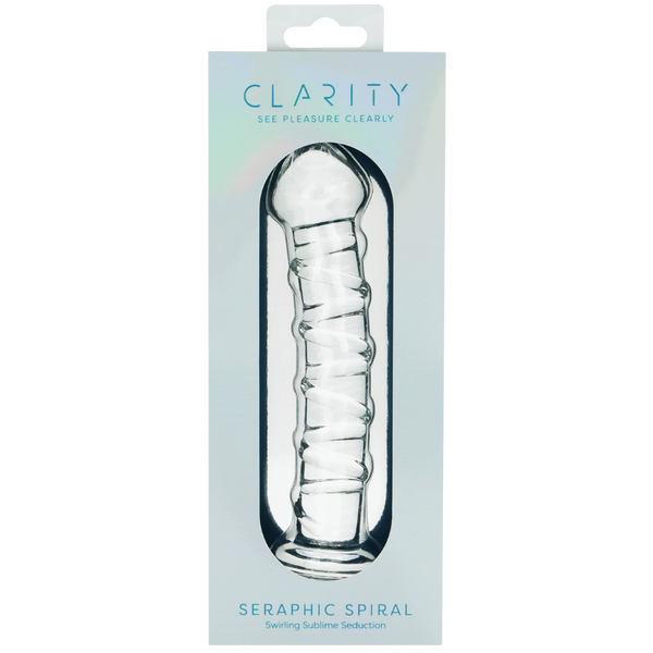 Seraphic Spiral – Hand-Blown Borosilicate Glass Dildo 160mm > Glass > Dildos - Tophatter Daily Deals