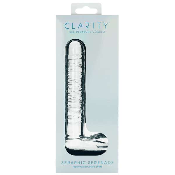 Seraphic Serenade – Hand-Blown 5.7 Inch Sculpted Glass Dildo > Glass > Dildos - Tophatter Daily Deals