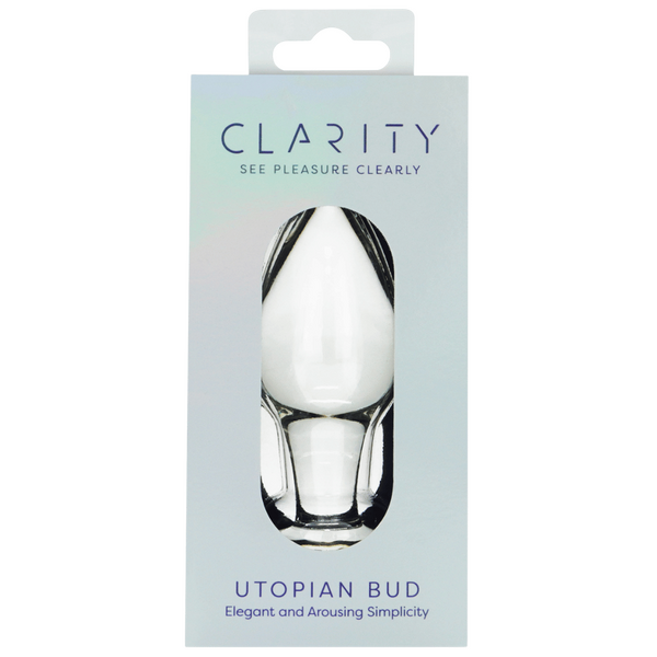 Utopian Bud Glass Butt Plug – Handcrafted 3.5 Inch Borosilicate Glass Plug > Glass > Toys - Tophatter Daily Deals
