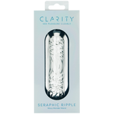 Seraphic Ripple – Handblown 6.2 Inch Textured Glass Dildo > Glass > Dildos - Tophatter Daily Deals