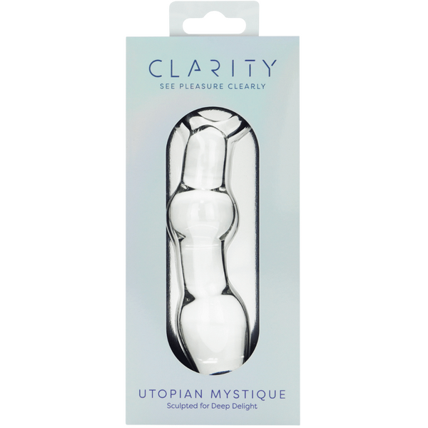 Utopian Mystique – 5.2 Inch Ribbed Glass Anal Dildo > Glass > Dildos - Tophatter Daily Deals