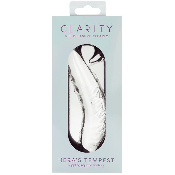 Hera’s Tempest – Premium Borosilicate 5.5 Inch Curved Glass Dildo > Glass > Dildos - Tophatter Daily Deals