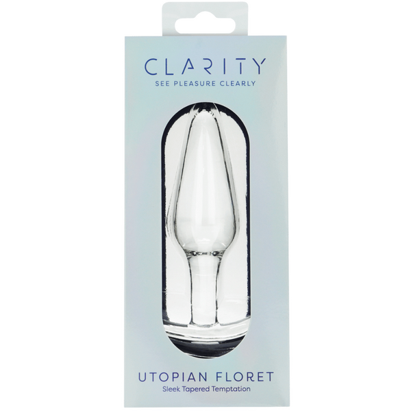 Utopian Floret – Handcrafted 4.3 Inch Glass Butt Plug > Glass > Toys - Tophatter Daily Deals