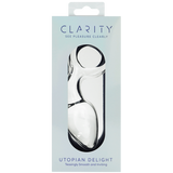 Clarity Utopian Delight – 3.5 Inch Handcrafted Borosilicate Glass Butt Plug > Glass > Dildos - Tophatter Daily Deals