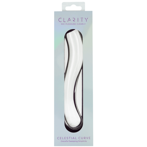 Celestial Curve – 7.1 Inch Handblown Borosilicate Glass Double-Ended Dildo > Glass > Dildos - Tophatter Daily Deals