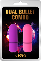 Laviva Dual Bullet Combo – Waterproof Silicone-Coated Dual Bullet Vibrator with 7 Functions > Vibrators > Mini Vibrators - Tophatter Daily Deals