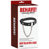 Heart Collar with Lockable Buckle and Chain – Bondage Collar > Bondage Gear > Collars & Leashes - Tophatter Daily Deals