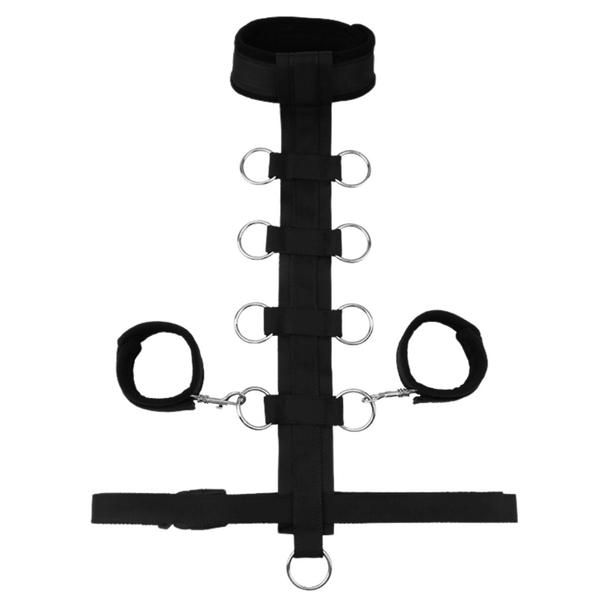 Be My Slave Set – Adjustable Straps with Cuffs and Restraint Strap Bondage Set > Bondage Gear > Restraints - Tophatter Daily Deals