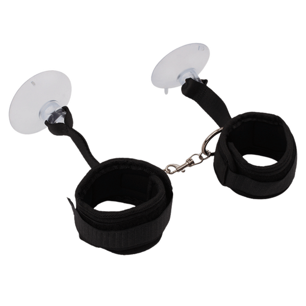 Tie Up Love Cuffs – Fully Adjustable Love Cuffs with Strong Suction Cups > Bondage Gear > Restraints - Tophatter Daily Deals