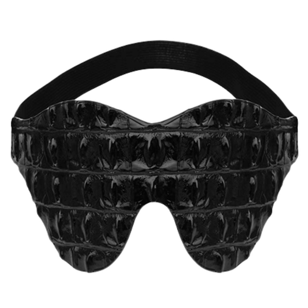 Love Is Blind Alligator Pattern Blindfold – Adjustable Elastic Strap Blindfold > Bondage Gear > Blindfolds - Tophatter Daily Deals
