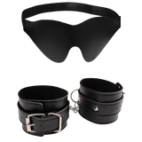 By My Slave Kit – Fully Adjustable Collar and Handcuffs Restraint Set > Bondage Gear > Restraints - Tophatter Daily Deals