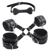 Fully Restrain Your Lover Set – Adjustable Collar Restraint Set > Bondage Gear > Restraints - Tophatter Daily Deals