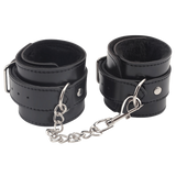 Obey Me Leather Ankle Cuffs – Adjustable Metal Hook Ankle Cuffs > Bondage Gear > Restraints - Tophatter Daily Deals