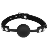 Be Quiet Fully Adjustable Soft Ball Gag – Comfortable and Easy to Use Ball Gag > Bondage Gear > Gags and Bits - Tophatter Daily Deals