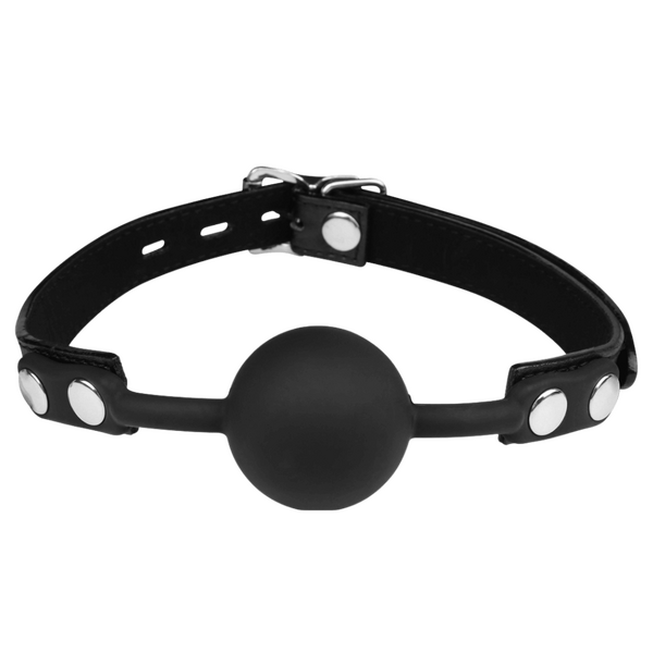 Be Quiet Fully Adjustable Soft Ball Gag – Comfortable and Easy to Use Ball Gag > Bondage Gear > Gags and Bits - Tophatter Daily Deals