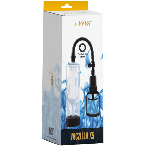 Vaczilla Penis Pump - Phthalate-Free, Latex-Free, 7.9 Inch, with TPE Ring and ABS Plastic Cylinder > Pumps > Penis Pumps - Tophatter Daily Deals