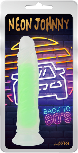 Neon Johnny 8.4" (Glow Pink) > Vibrators > Standard Vibrators - Tophatter Daily Deals