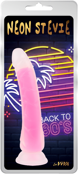 Neon Stevie 8.4 Inch – Glow-in-the-Dark Silicone Vibrator > Dildos > Realistic Dildos - Tophatter Daily Deals