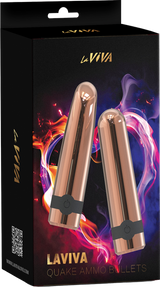 Laviva Quake Ammo Bullets – Luxury Silicone Vibration Bullets > Vibrators > Mini Vibrators - Tophatter Daily Deals