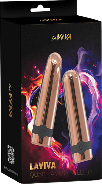 Laviva Quake Ammo Bullets – Luxury Silicone Vibration Bullets > Vibrators > Mini Vibrators - Tophatter Daily Deals