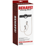 Breathable O-Ring Gag with Nipple Clamps – BDSM Accessory > Sex Toys > Nipple Clamps - Tophatter Daily Deals
